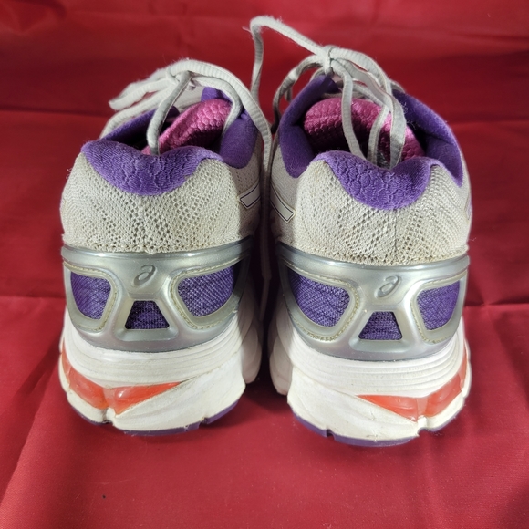 Asics Gel Nimbus Womens Running Shoes Size 9 Gray Pink Athletic Sneakers T557N - Picture 4 of 9